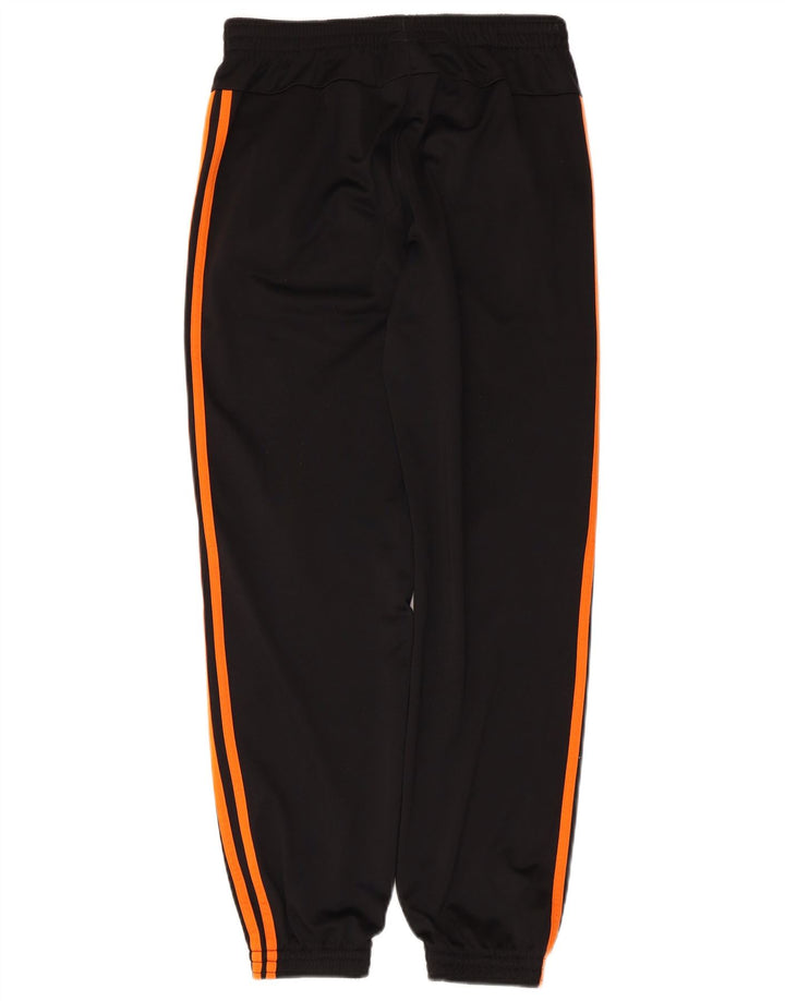 Adidas Boys Tracksuit Trousers Joggers 13-14 Years  Black Polyester