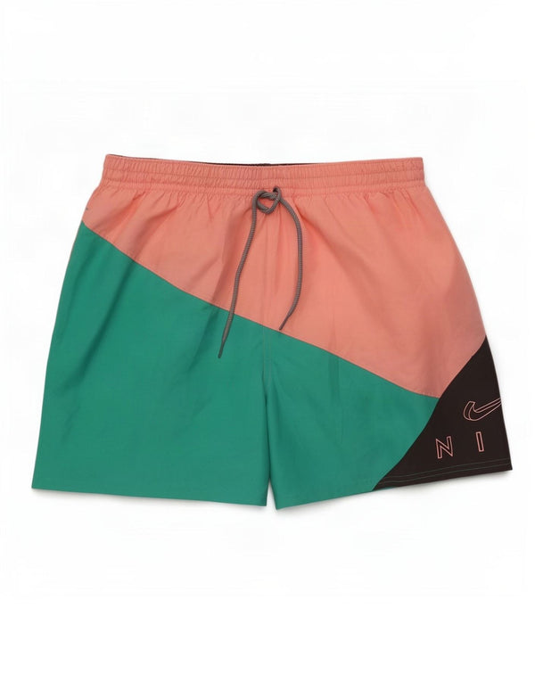 Nike Mens Graphic Swimming Shorts Medium Multicoloured Colourblock