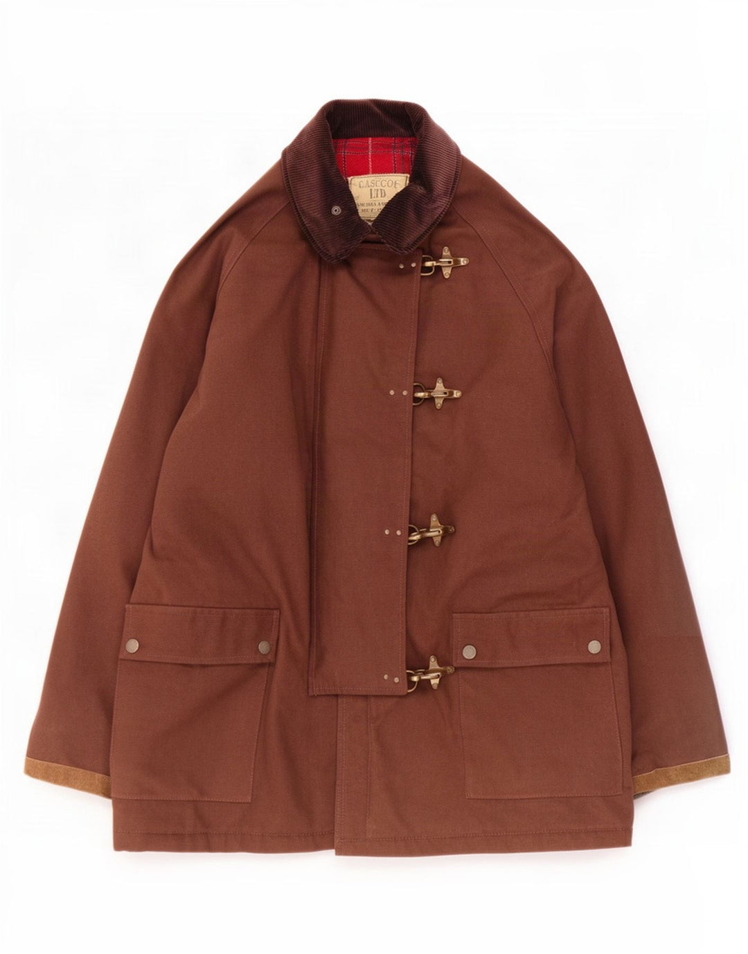 Casucci Womens Oversized Duffle Coat UK 16 Large Brown