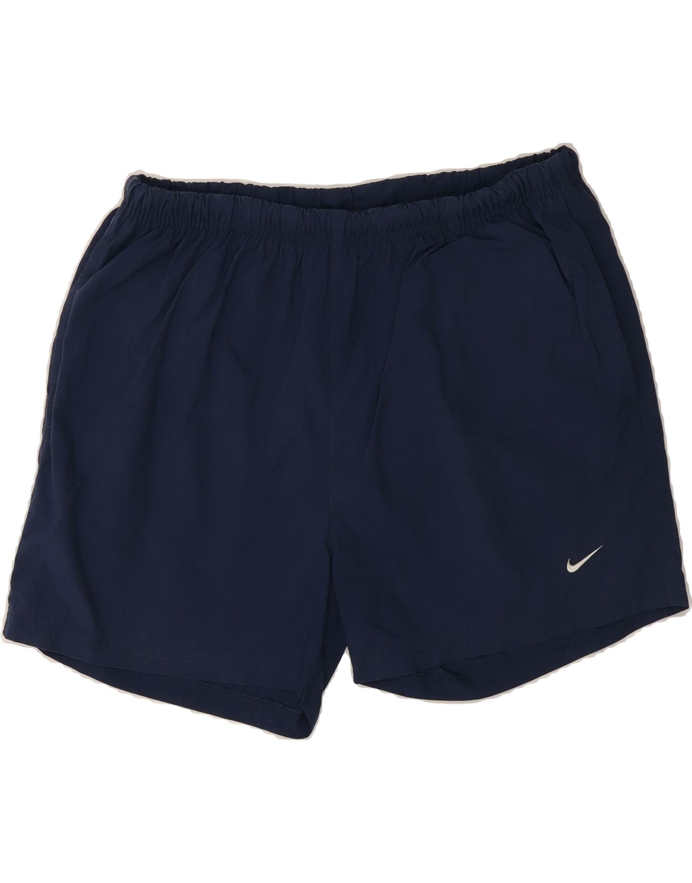 NIKE Mens Swimming Shorts UK 39/41 Medium Navy Blue Nylon