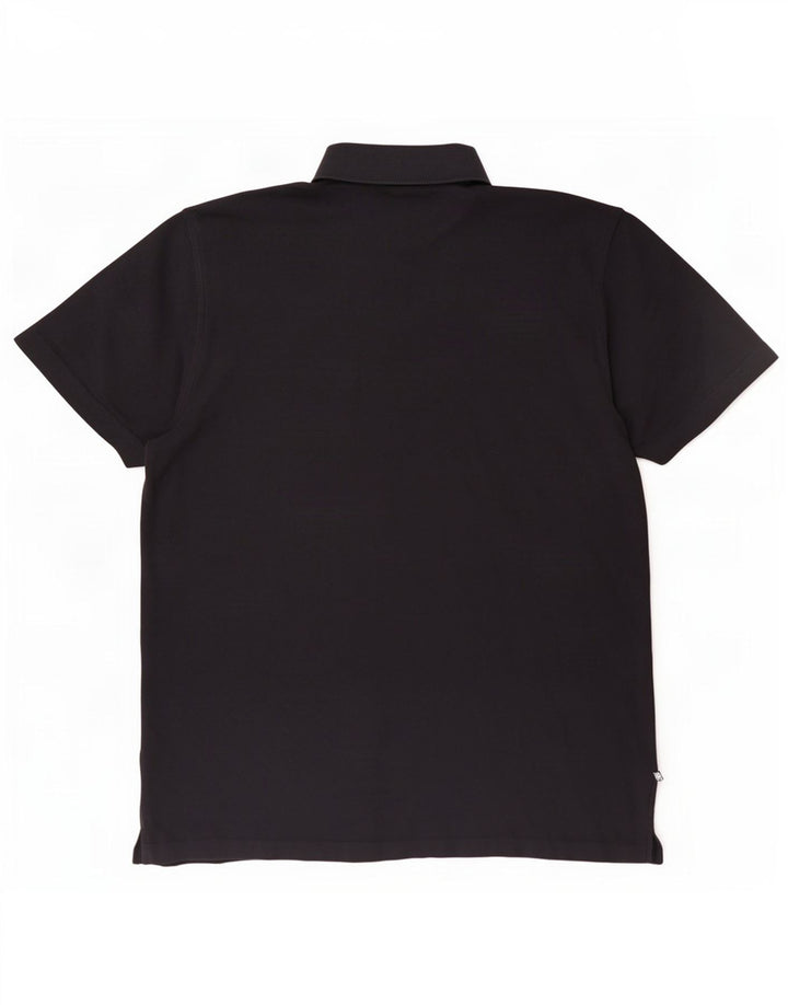 Hugo Boss Mens Polo Shirt Large Navy Blue Cotton