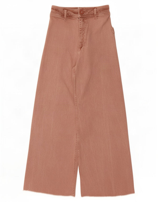 Zara Womens Wide Leg Jeans EU 32 2XS W22 L24 Pink