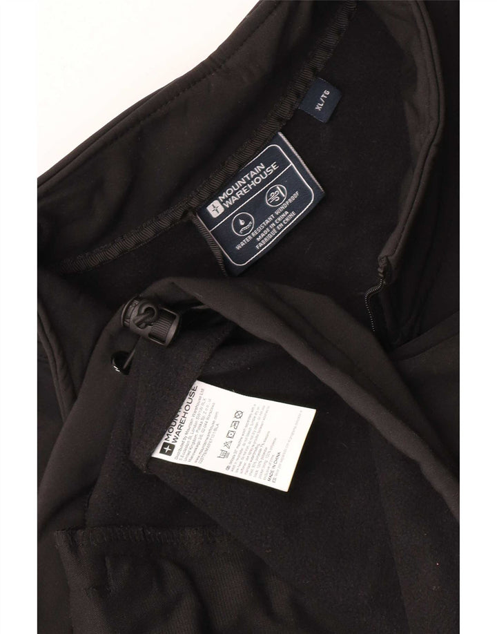 Mountain Warehouse Mens Sleeveless Tracksuit Top Jacket XL Black Polyester