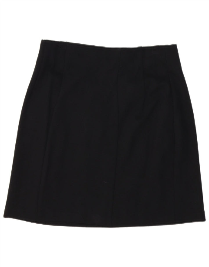 MARKS & SPENCER Girls A-Line Skirt 11-12 Years W32 Black