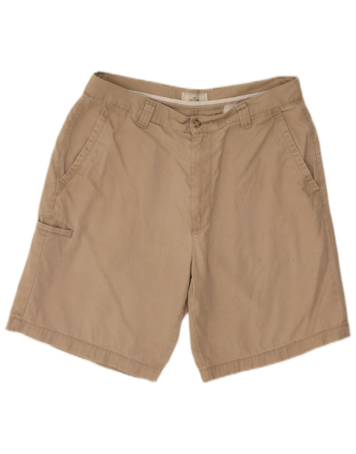 DOCKERS Mens Cargo Shorts W34 Large Beige Cotton