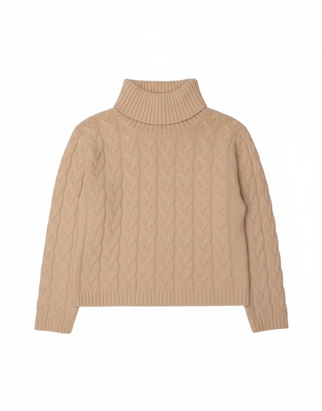 Marco Pecci Womens Roll Neck Jumper Sweater UK 10 Small Off White Wool
