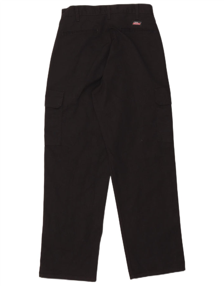 Dickies Mens Straight Cargo Trousers W32 L32 Black Polyester