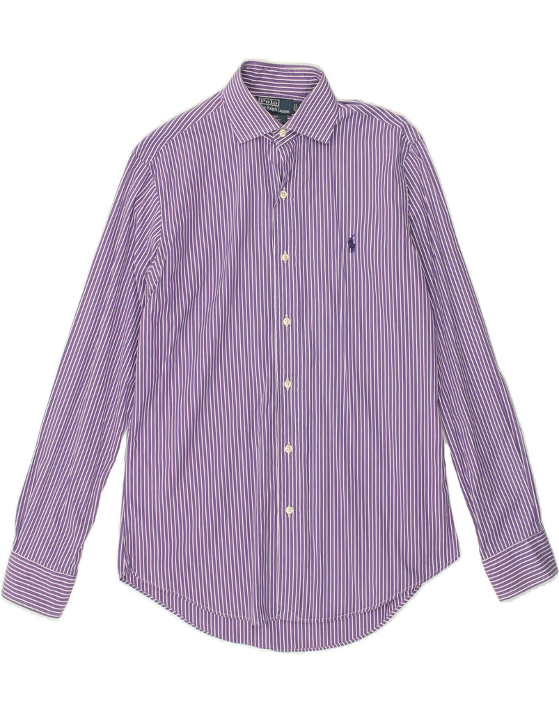 POLO RALPH LAUREN Mens Regent Custom Fit Shirt Size 15/38 Medium Purple | Vintage Polo Ralph Lauren | Thrift | Second-Hand Polo Ralph Lauren | Used Clothing | Messina Hembry 
