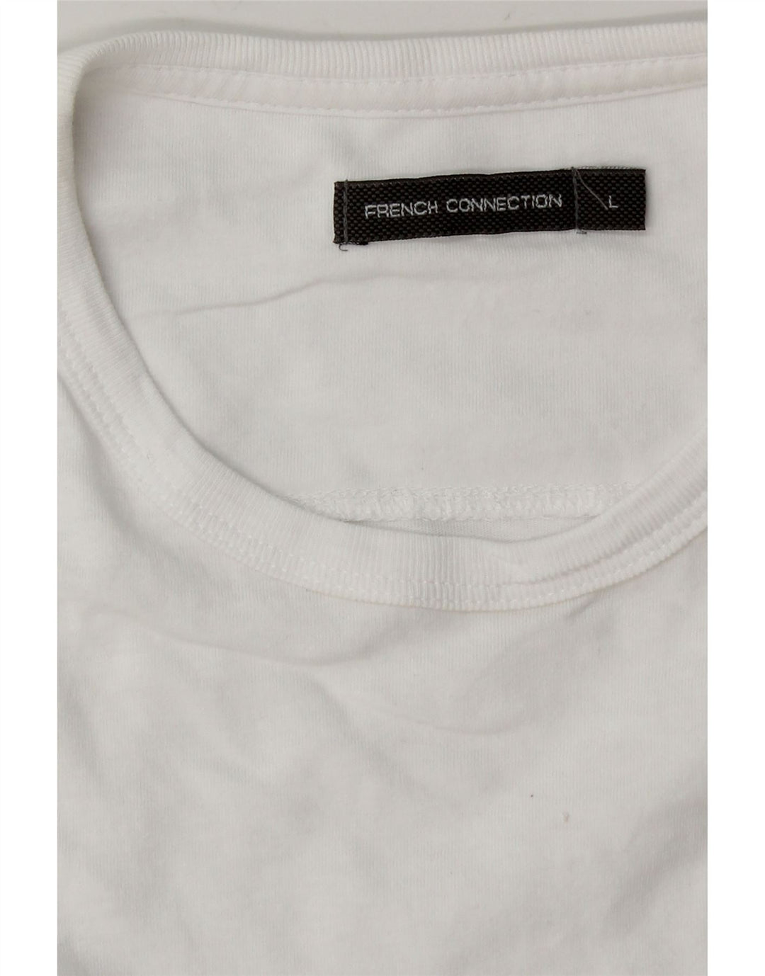 FRENCH CONNECTION Mens T-Shirt Top Large White