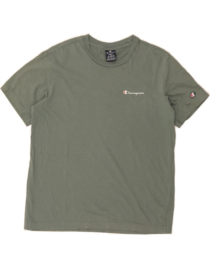 CHAMPION Mens T-Shirt Top Small Green Vintage Champion and Second-Hand Champion from Messina Hembry 