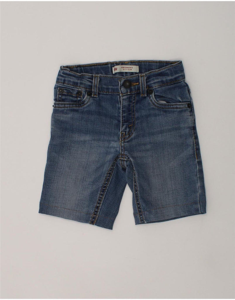 LEVI'S Girls 511 Slim Denim Shorts 4-5 Years W20  Blue Cotton | Vintage Levi's | Thrift | Second-Hand Levi's | Used Clothing | Messina Hembry 