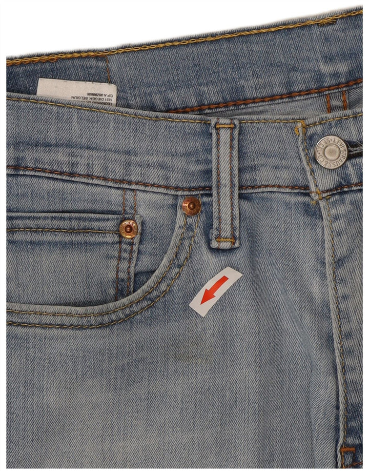 Levi's Mens Slim Jeans W31 L34 Blue Cotton