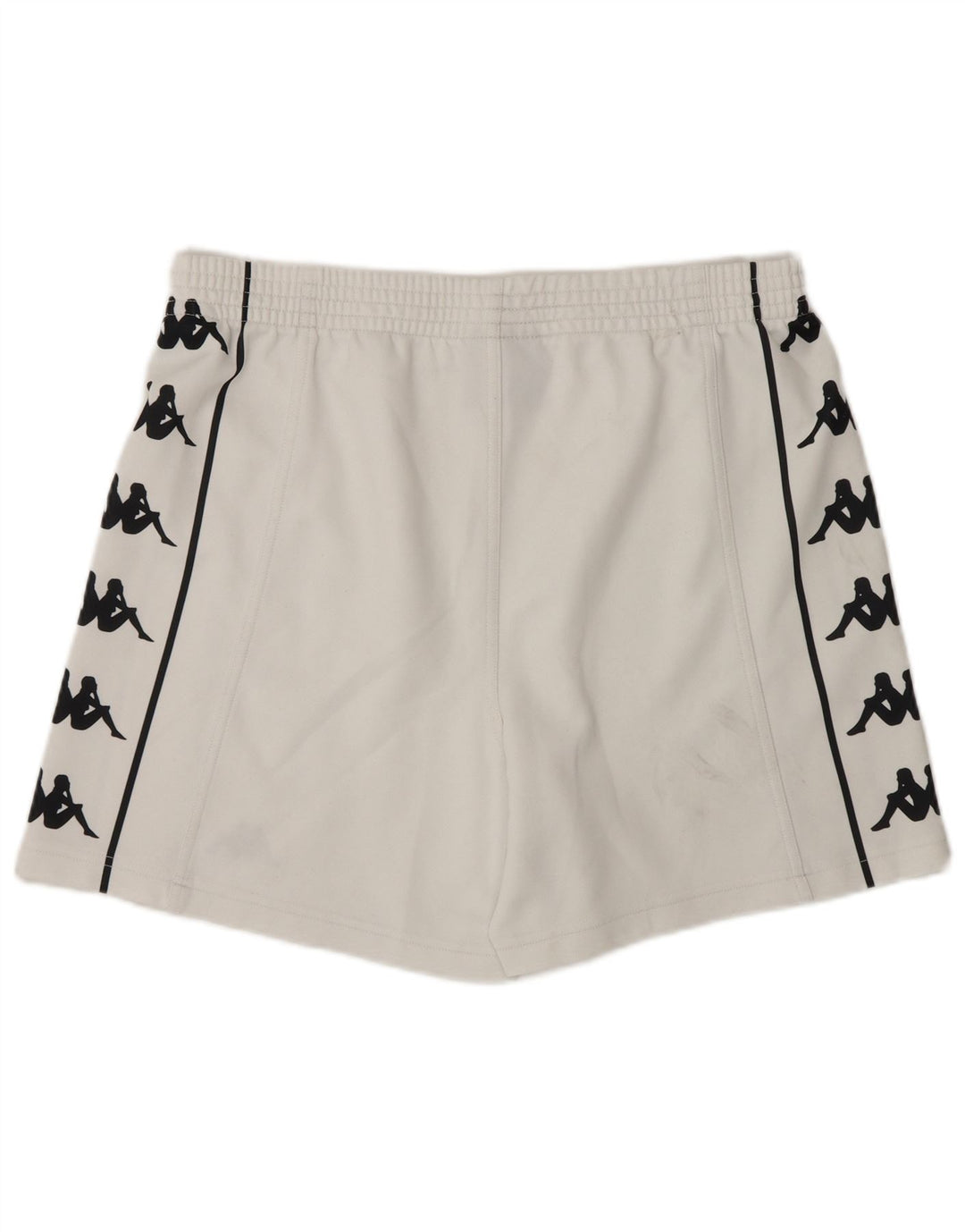 Kappa Mens Graphic Sport Shorts Large  White Polyester