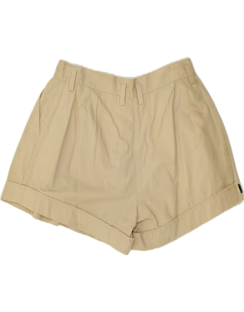 VINTAGE Womens Pegged Casual Shorts W28 Medium Beige Vintage Vintage and Second-Hand Vintage from Messina Hembry 