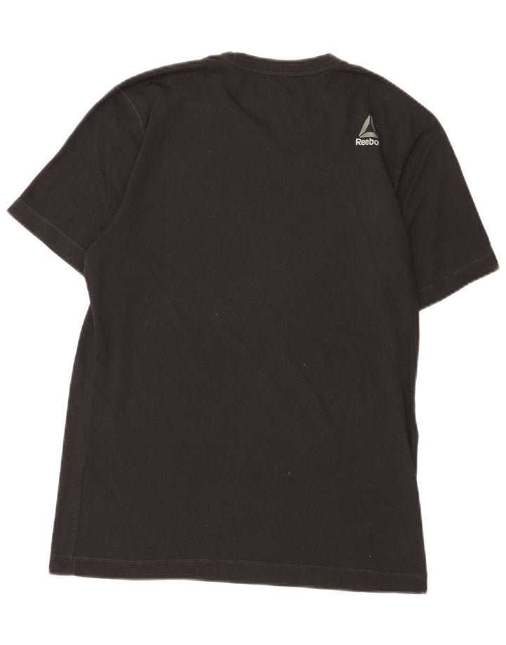 Reebok Mens Graphic T-Shirt Top Small Black