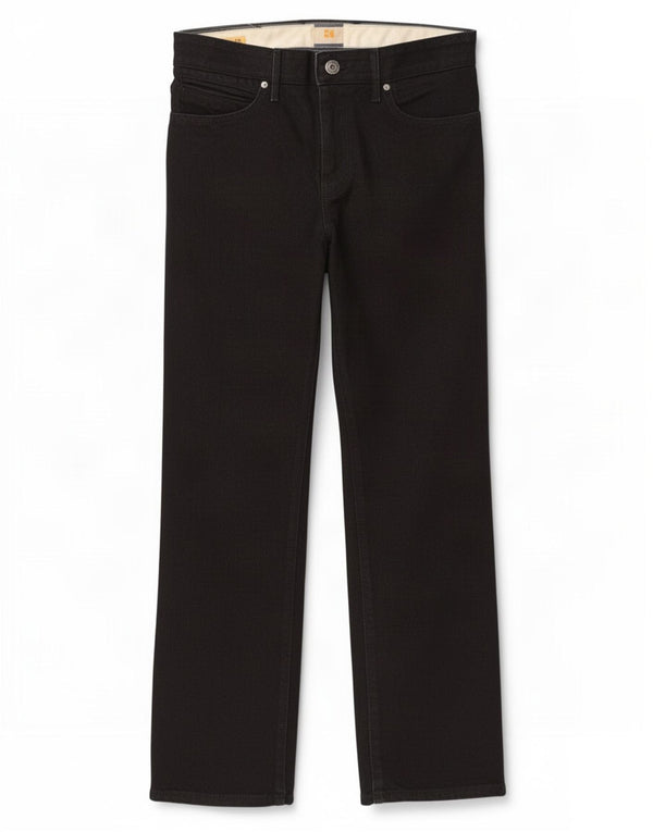 Hugo Boss Mens Straight Jeans W34 L30 Black Cotton