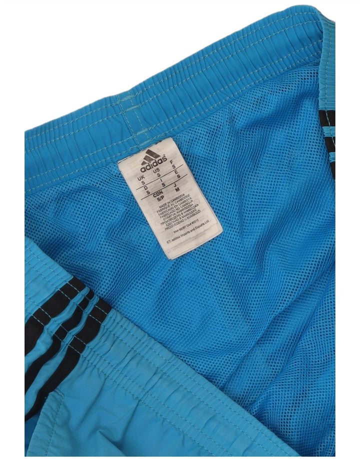 Adidas Mens Swimming Shorts Small  Blue Nylon