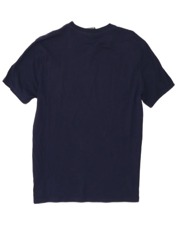 Champion Mens Graphic T-Shirt Top Medium Navy Blue