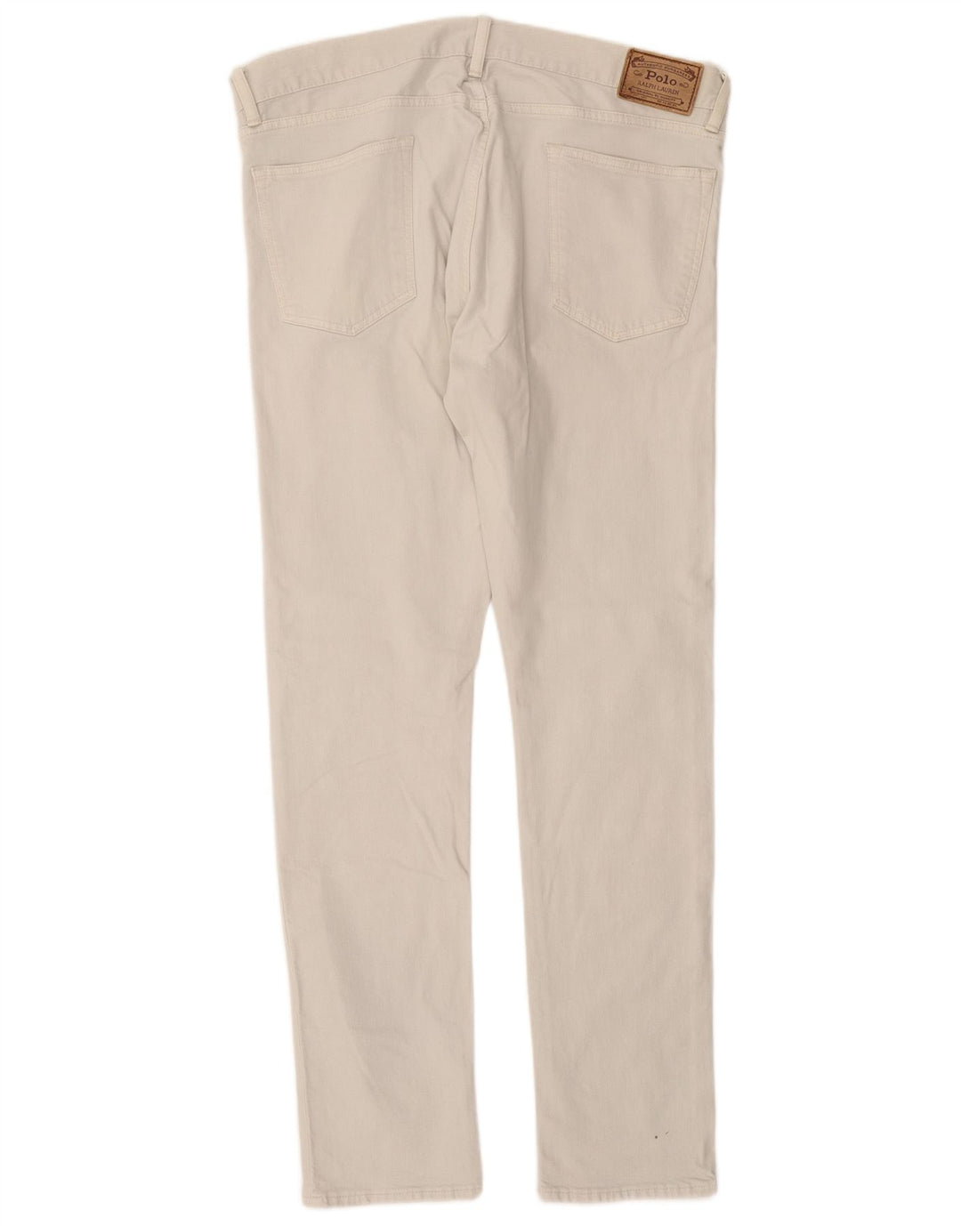 Ralph Lauren Mens Slim Jeans W36 L34 White Cotton