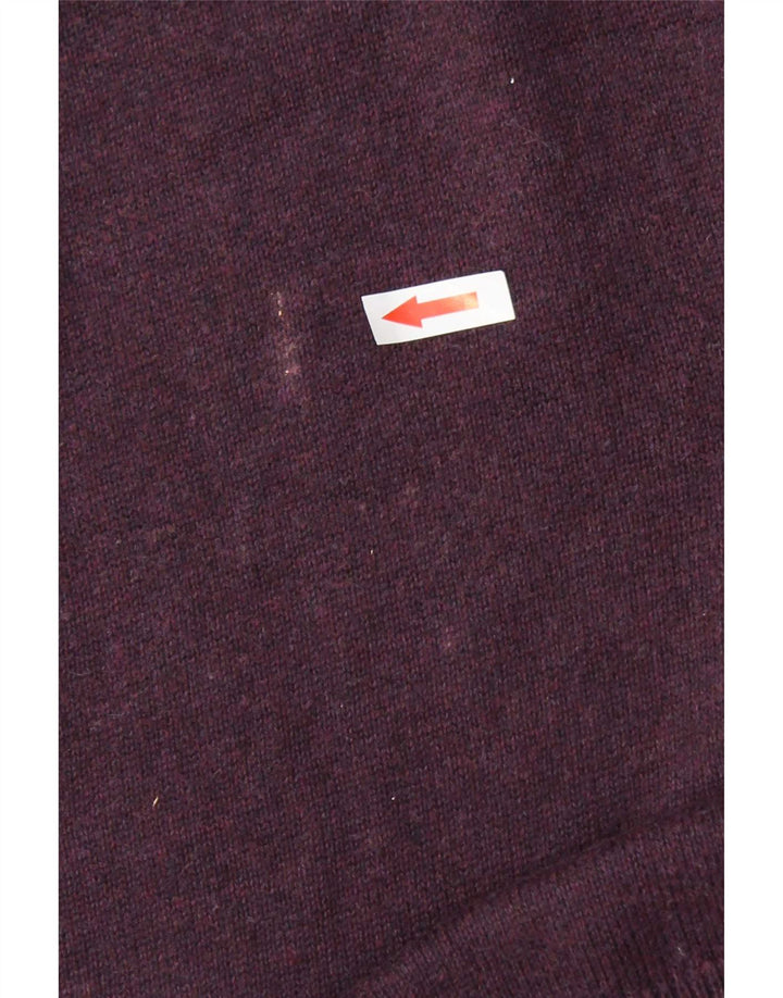 Marks & Spencer Mens Vest Tank Top Large Burgundy Cotton