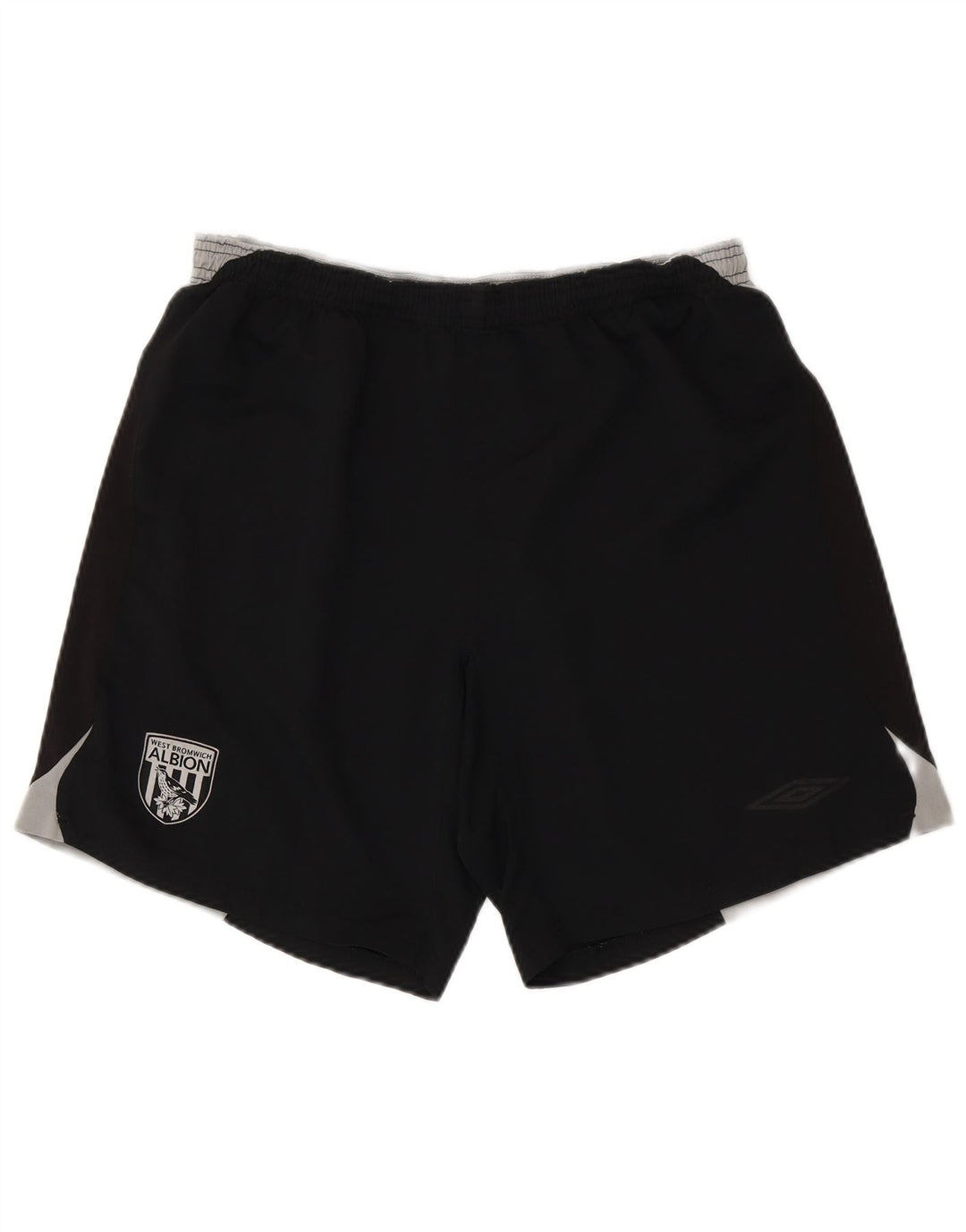 Umbro Mens Graphic Sport Shorts XL Black Colourblock Polyester