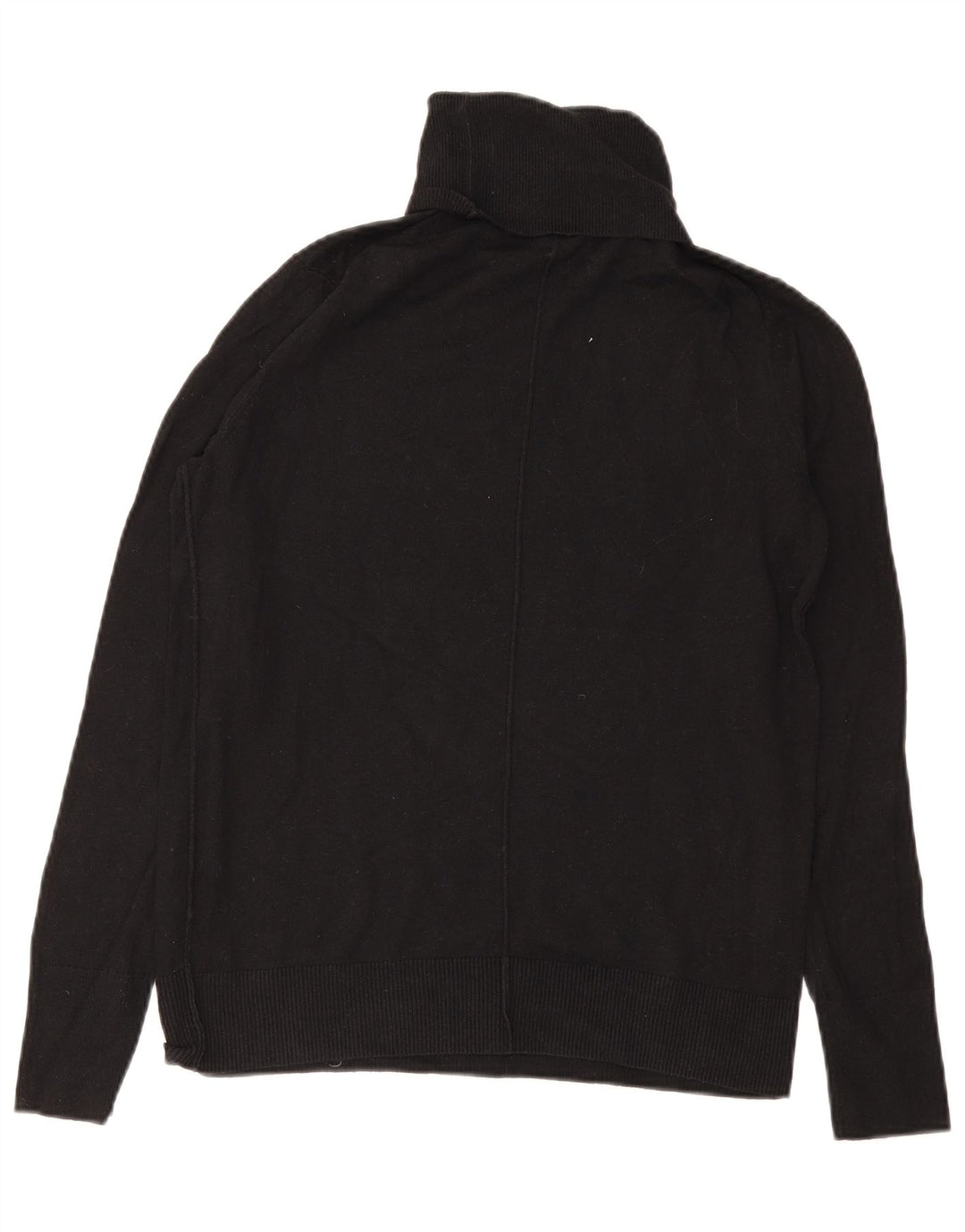Gap Mens Roll Neck Jumper Sweater Small Black Cotton