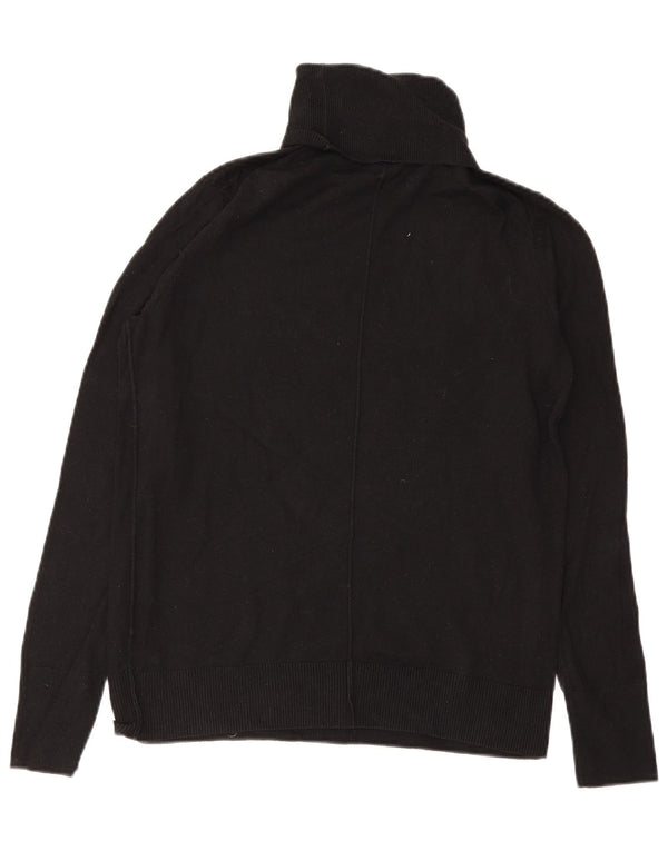 Gap Mens Roll Neck Jumper Sweater Small Black Cotton