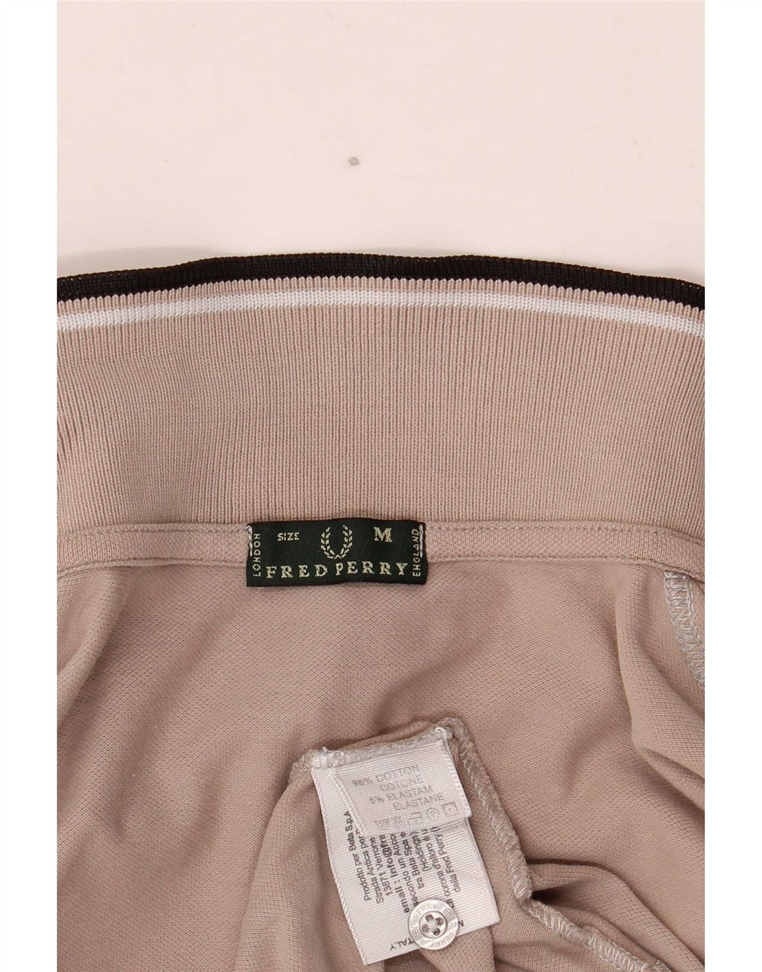 Fred Perry Womens Polo Shirt UK 12 Medium Grey Cotton