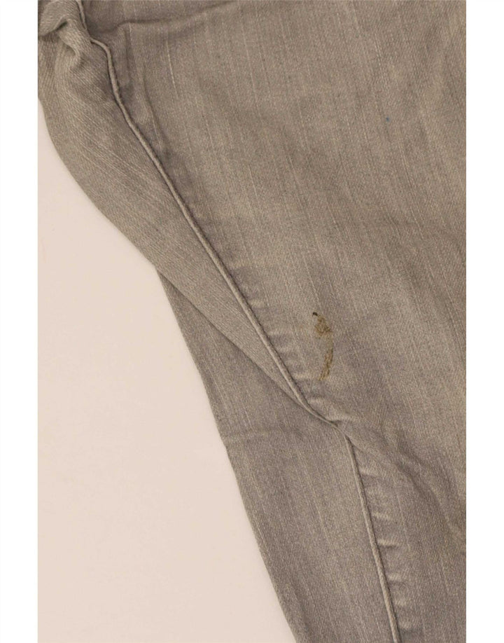 Zara Mens Straight Jeans EU 42 Large W32 L28 Grey Cotton