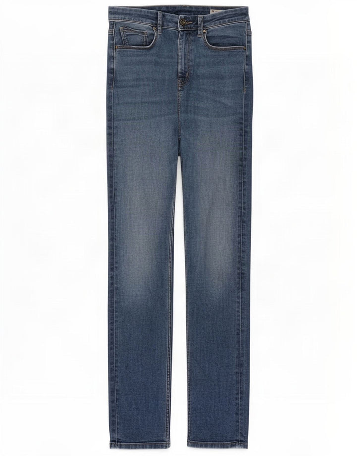 Marks & Spencer Womens Sienna Straight Jeans UK 12 Medium W30 L31 Blue
