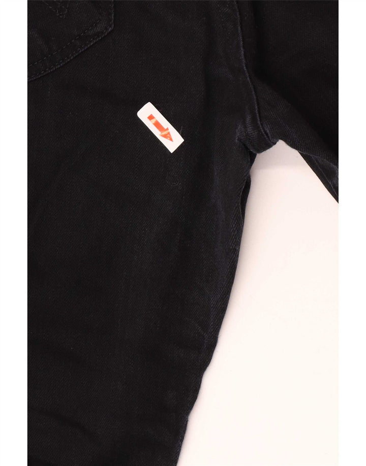 Wrangler Womens Iris Straight Jeans W30 L30 Black Cotton