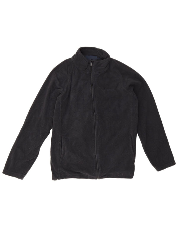 Mountain Warehouse Womens Fleece Jacket UK 12 Medium Black Polyester
