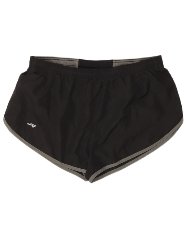 Crane Mens Sport Shorts XL Black Colourblock