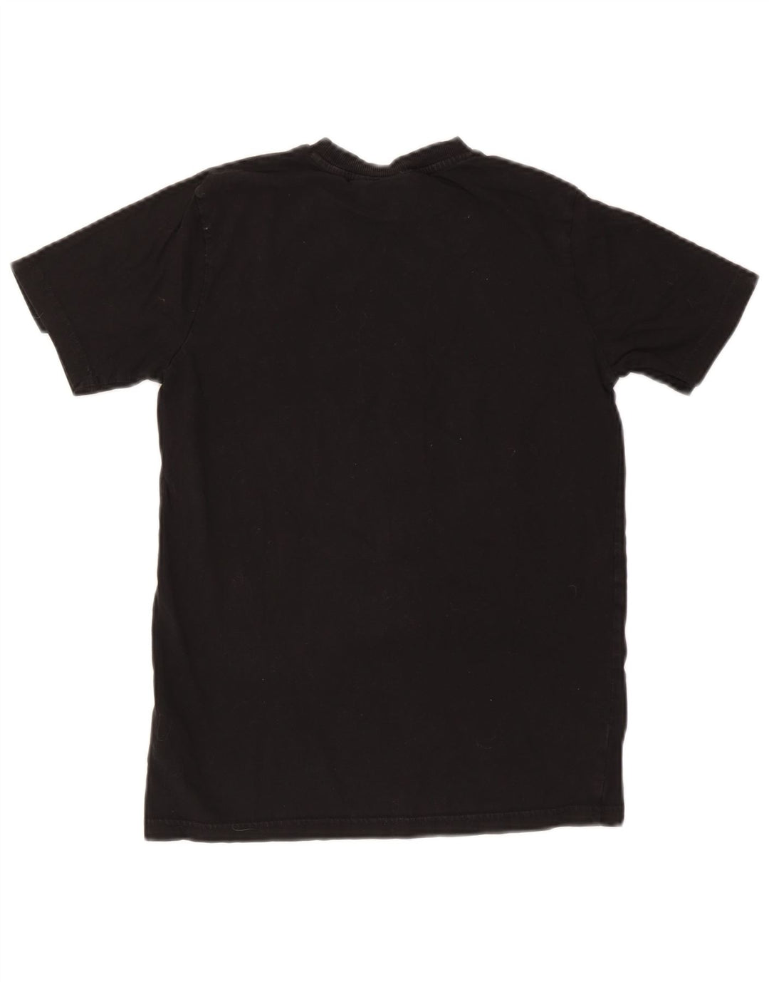 FILA Womens T-Shirt Top UK 6 XS Black Cotton