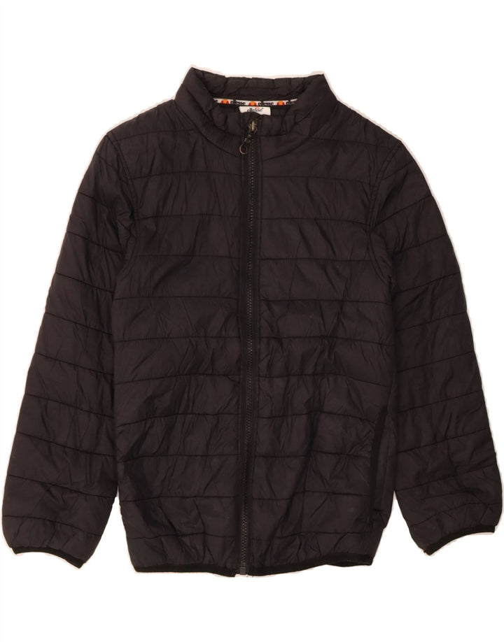 ELLESSE Girls Padded Jacket 9-10 Years Black Nylon Vintage Ellesse and Second-Hand Ellesse from Messina Hembry 