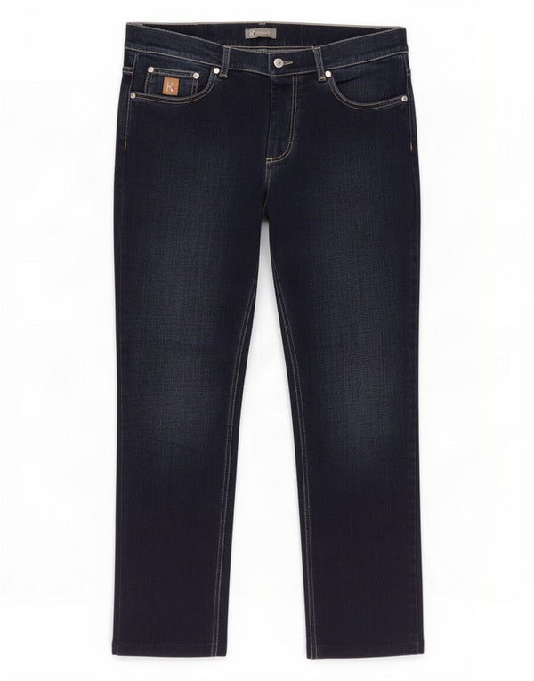 Harmont & Blaine Mens Straight Jeans IT 50 Large W34 L32 Navy Blue Cotton