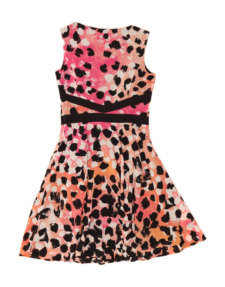 COAST Womens A-Line Dress UK 10 Small Multicoloured Animal Print Vintage Coast and Second-Hand Coast from Messina Hembry 