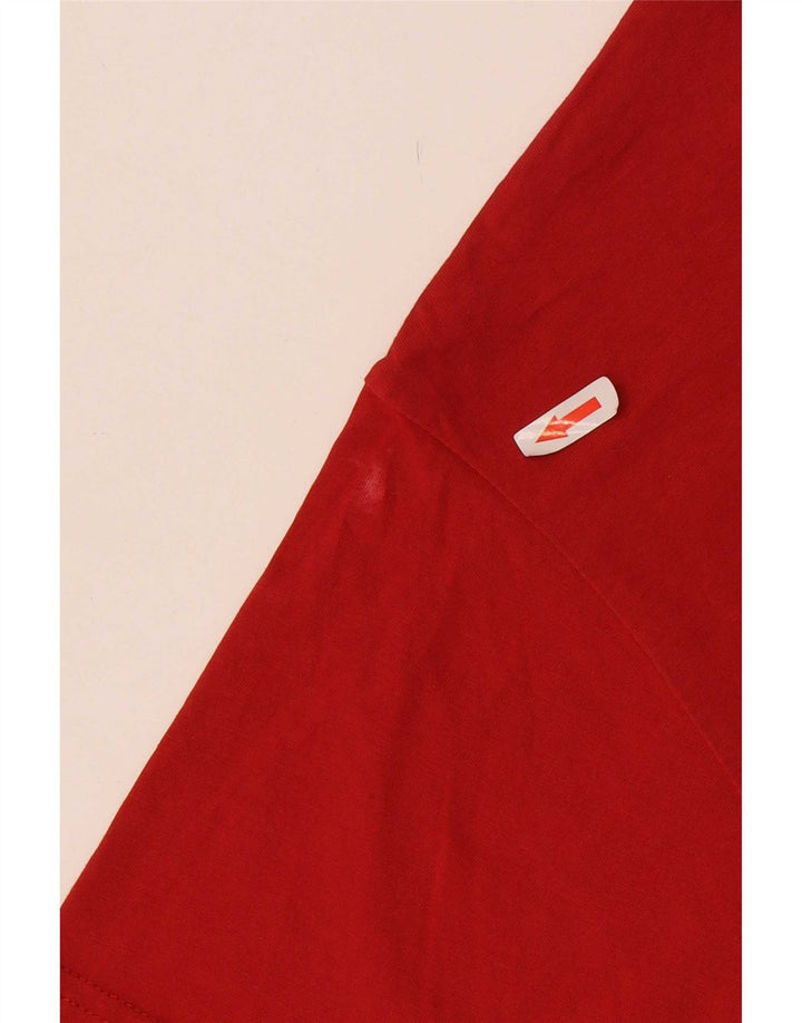 Vans Mens Classic Fit Graphic T-Shirt Top Medium Red Cotton