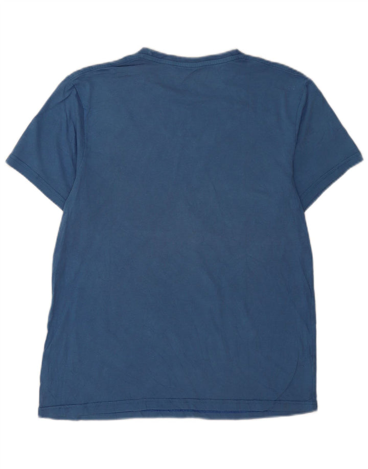 Billabong Mens Graphic T-Shirt Top Small Blue Cotton