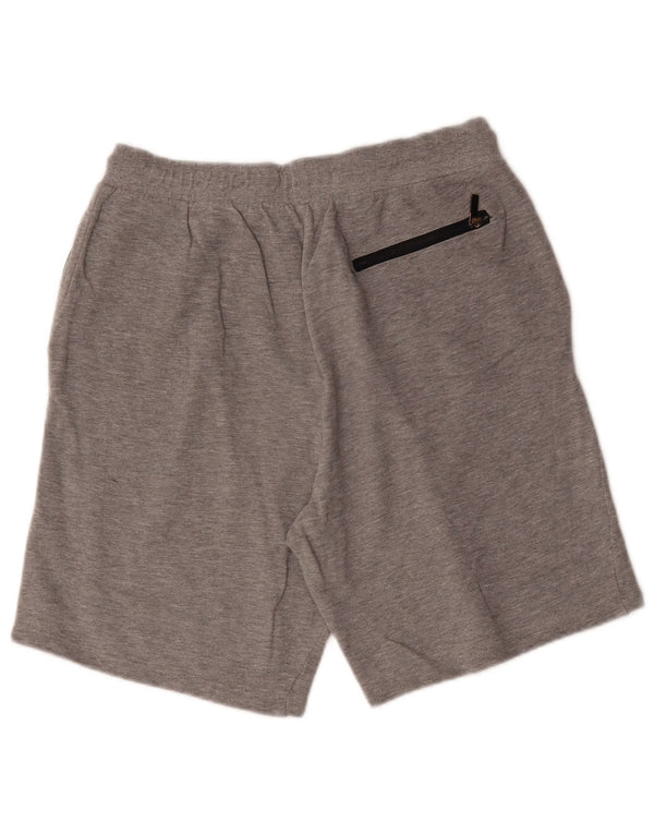 Zara Mens Sport Shorts Large  Grey Flecked Cotton