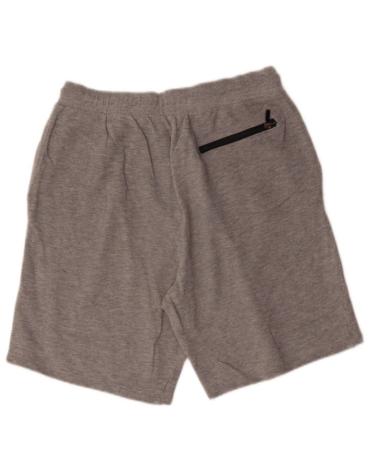 Zara Mens Sport Shorts Large  Grey Flecked Cotton