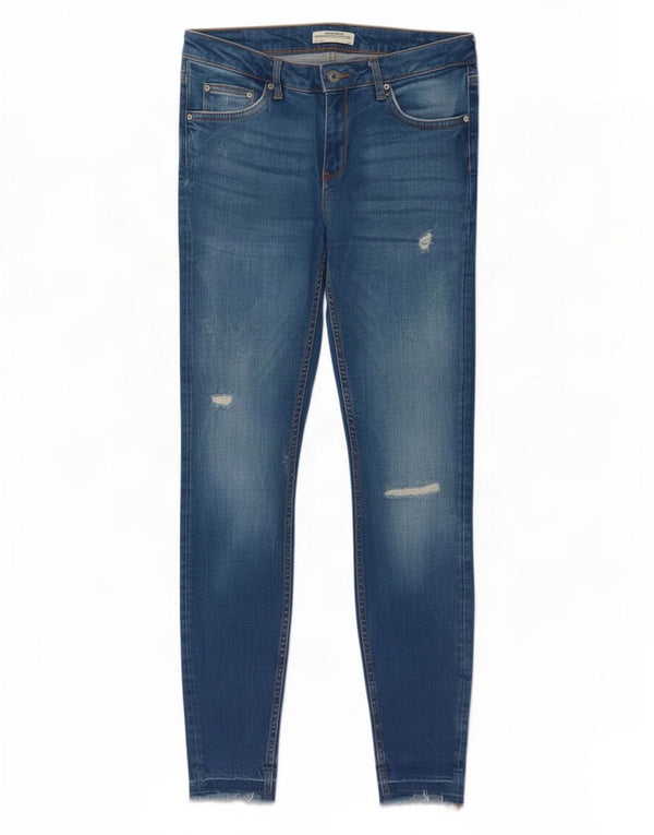 Zara Womens Skinny Jeans EU 40 Medium W30 L28 Blue