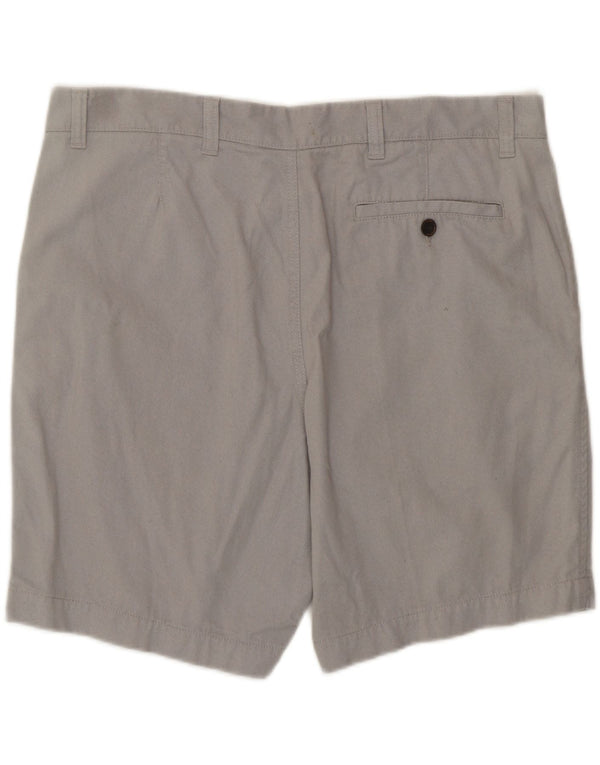 Marks & Spencer Mens Chino Shorts W38 XL Grey Cotton