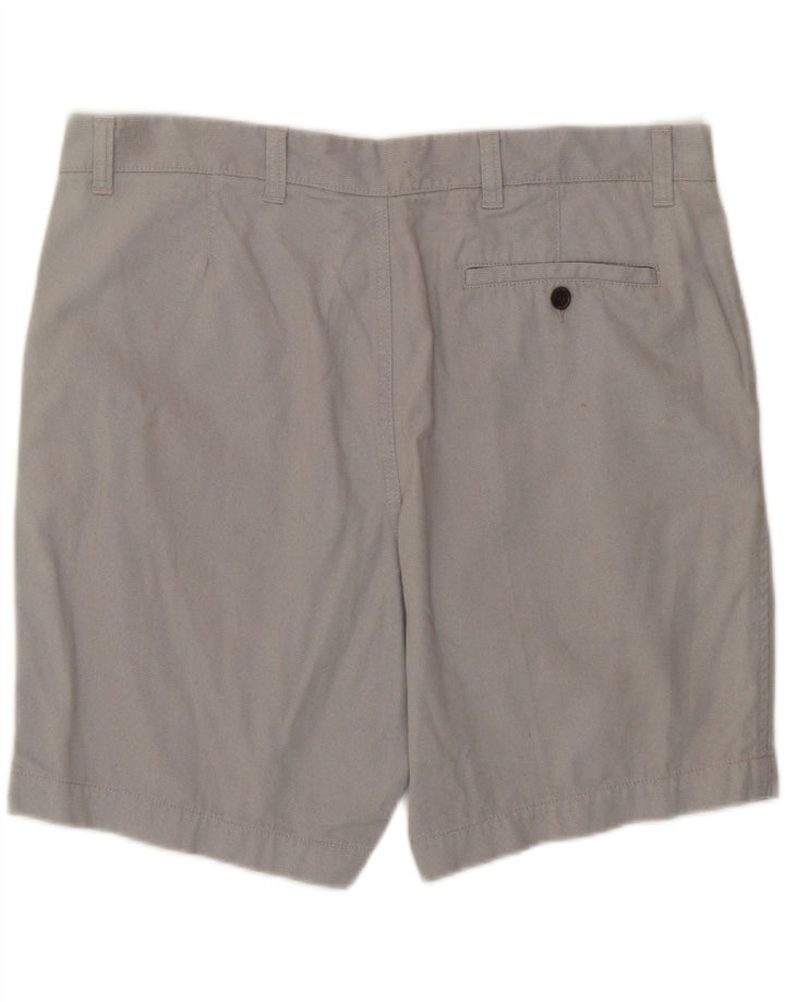 Marks & Spencer Mens Chino Shorts W38 XL Grey Cotton