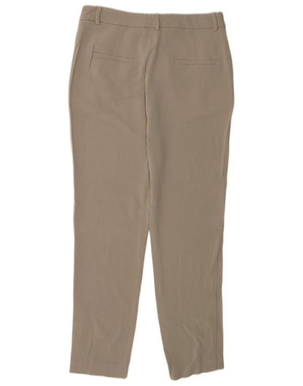 Massimo Dutti Womens Tapered Chino Trousers EU 40 Medium W30 L27 Beige