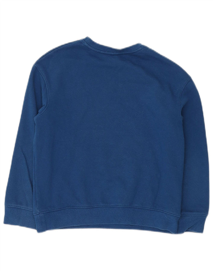 Under Armour Boys Cold Gear Graphic Sweatshirt Jumper 7-8 Years Small Blue