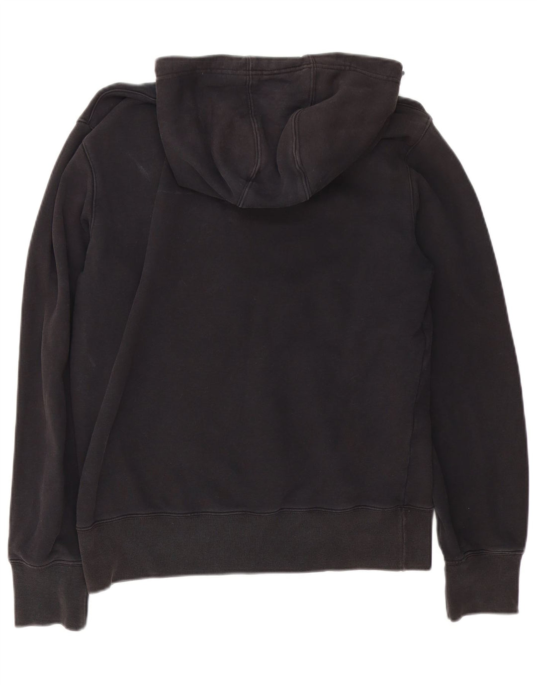 Champion Mens Graphic Hoodie Jumper Medium Black Cotton
