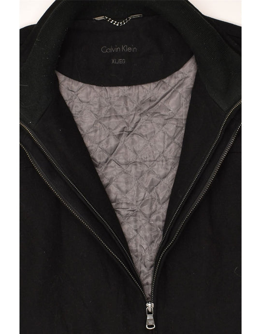 Calvin klein wool bomber fashion jacket