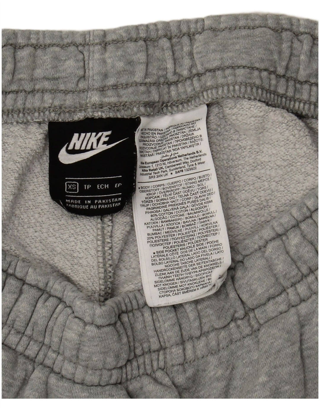 Nike Mens Graphic Sport Shorts XS  Grey Cotton