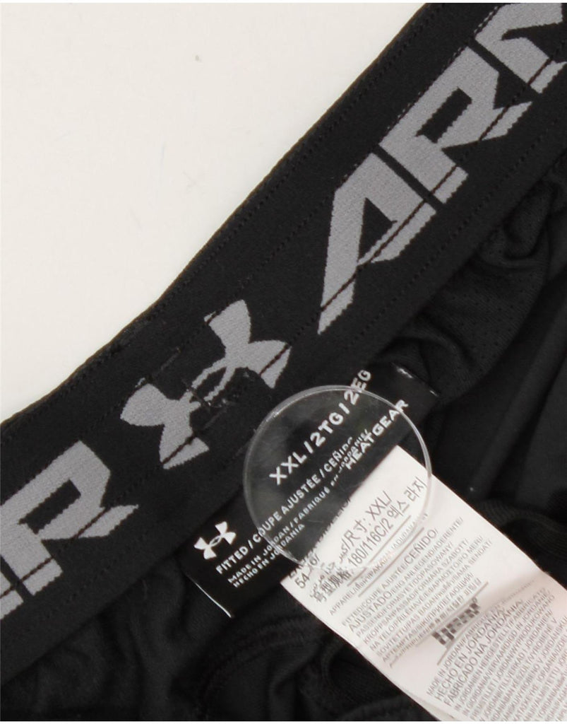 UNDER ARMOUR Womens Heat Gear Sport Shorts UK 20 2XL  Black Polyester Vintage Under Armour and Second-Hand Under Armour from Messina Hembry 
